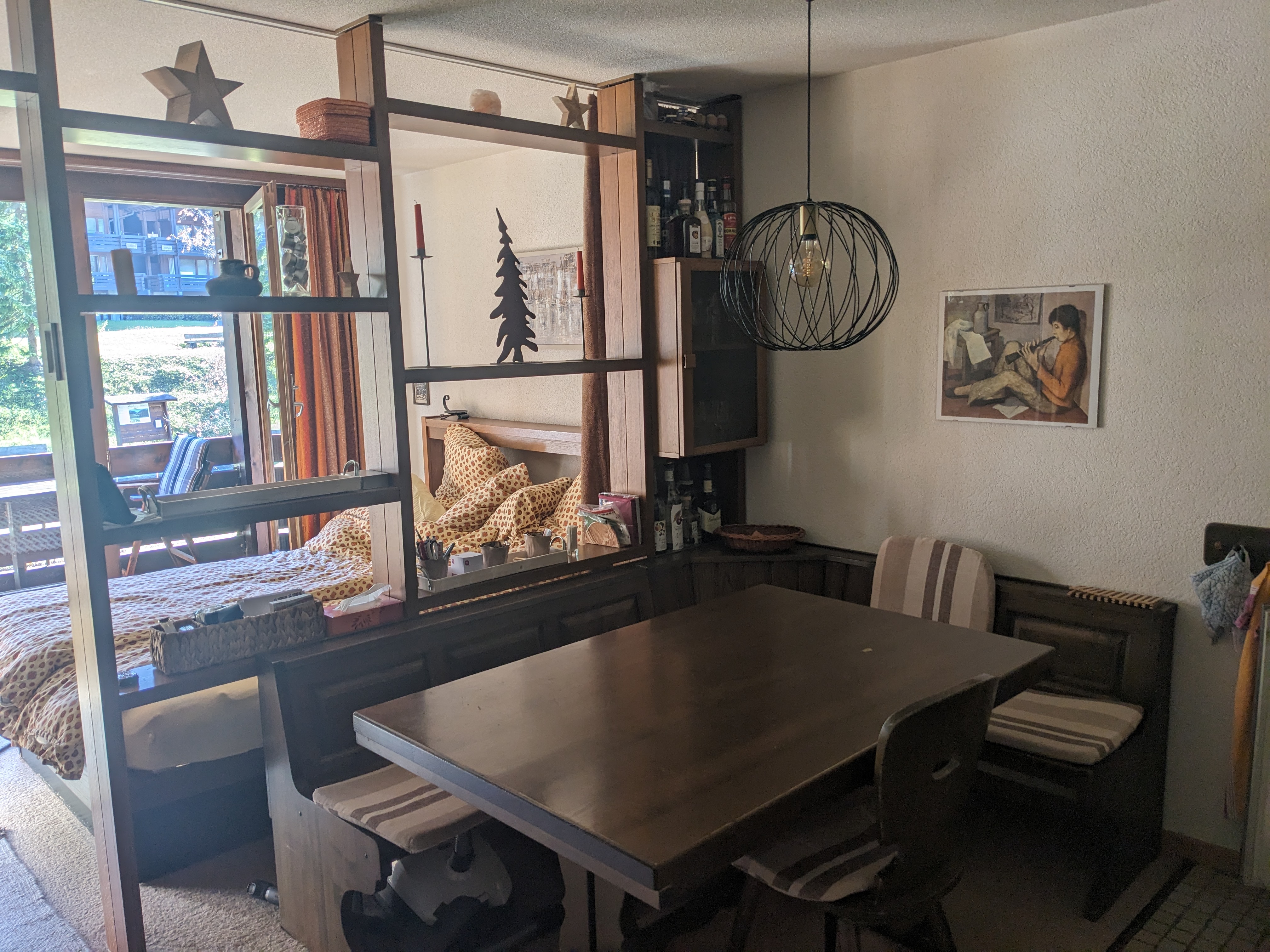 Helligkeit im Studio dank Südausrichtung