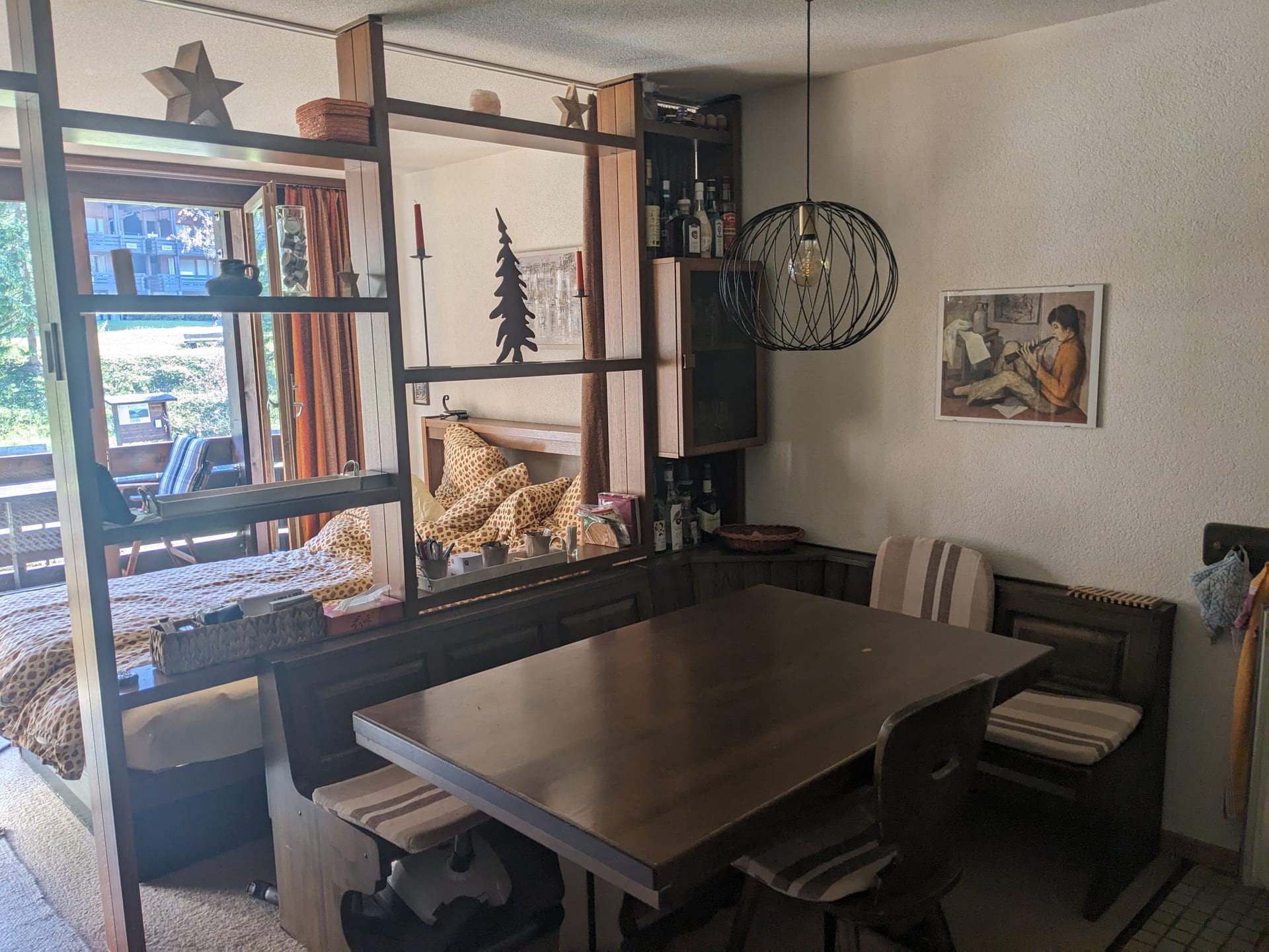 Helligkeit im Studio dank Südausrichtung